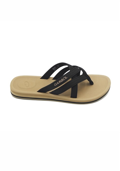 Вьетнамки женские GAMBOL G037WV BLACK (38 - 41) MONO COLOR G037WV_BLACK