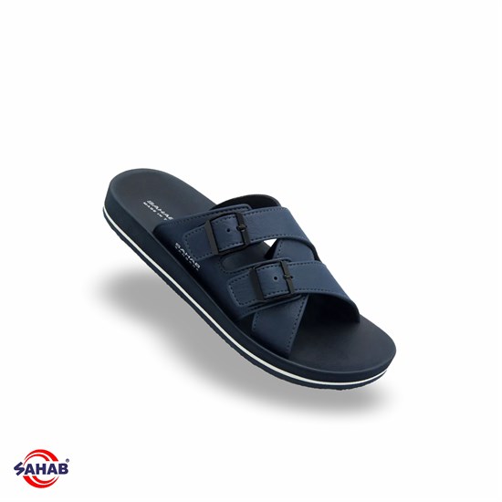 Шлёпанцы мужские SAHAB S694MKA DARK BLUE (41 - 45) MONO COLOR S694MKA_DK.BLUE