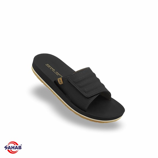 Шлёпанцы мужские SAHAB S697MK BLACK (41 - 47) MONO COLOR S697MK_BLACK