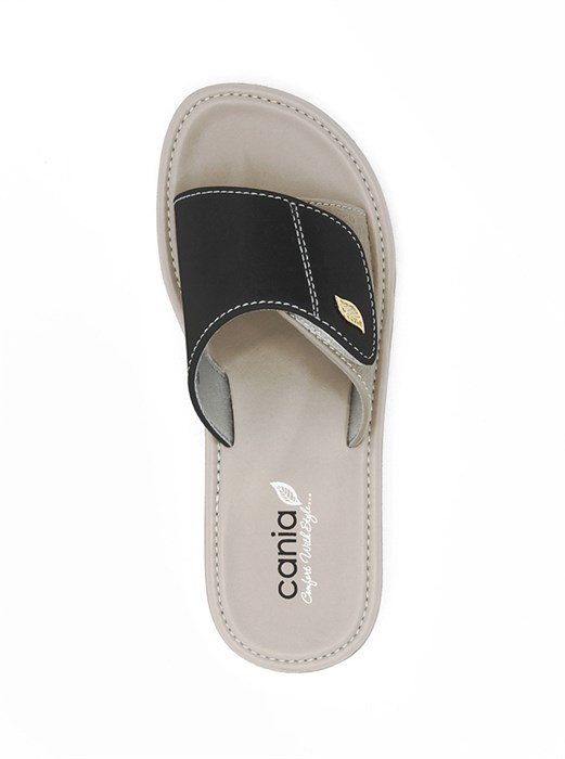 Шлёпанцы женские CANIA C019WK BLACK (36 - 41) MONO COLOR C019WK_BLACK