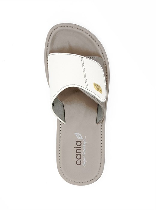 Шлёпанцы женские CANIA C019WK WHITE (36 - 41) MONO COLOR C019WK_WHITE