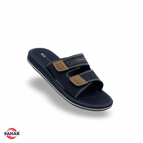 Шлёпанцы мужские SAHAB S555MK MONO COLOR (42 - 47) S555MK_NAVY - фото 546