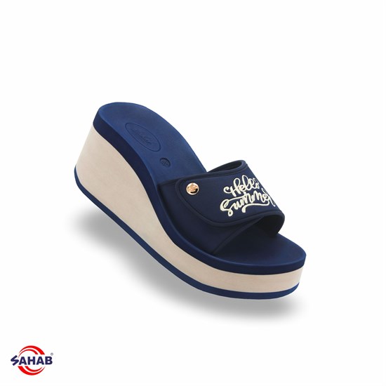 Шлёпанцы женские SAHAB S035WK MONO COLOR (36 - 41) S035WK_NAVY - фото 705