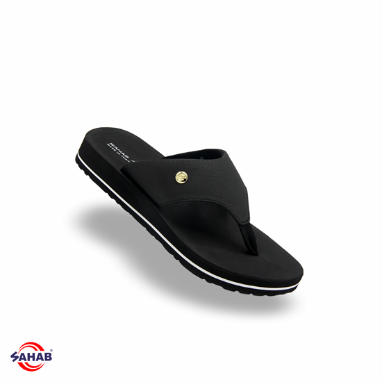 Вьетнамки женские SAHAB S074WV BLACK (36 - 41) MONO COLOR S074WV_BLACK - фото 7268