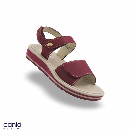 Сандалии женские CANIA C082WS MONO COLOR (37 - 41) C082WS_BORDO - фото 729