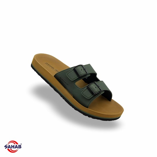 Шлёпанцы мужские SAHAB S595MKA GREEN (41 - 45) MONO COLOR S595MKA_GREEN