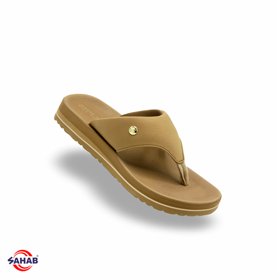 Вьетнамки женские SAHAB S074WV-2 BEIGE (38 - 41) MONO COLOR S074WV-2_BEIGE