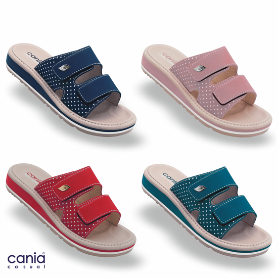 Шлёпанцы женские CANIA C013WK-2 MIX (36 - 41) C013WK-2