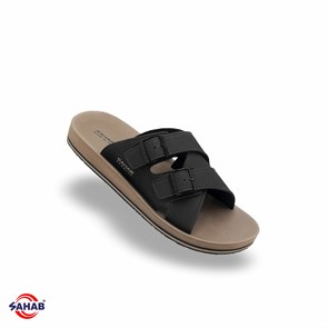 Шлёпанцы мужские SAHAB S694MK BLACK-STONE (42 - 47) MONO COLOR S694MK_BLACK-STONE