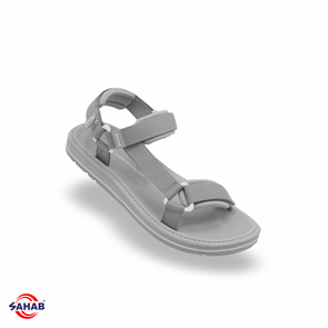 Сандалии женские SAHAB S085WS-2 LT.GRAY (38 - 41) MONO COLOR S085WS-2_LT.GRAY