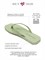 Вьетнамки женские SAHAB S051WV-2 GREEN (38 - 41) MONO COLOR S051WV-2_GREEN